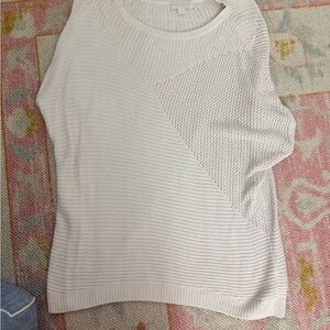 Barefoot Dreams Cream Crew Neck Sweater